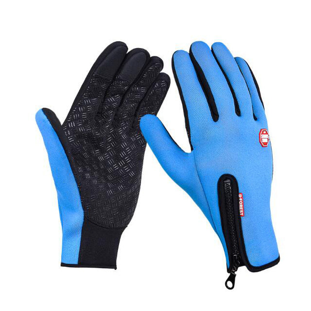 Winter Gloves Touch Screen Riding Motorcycle Sliding Waterproof Sports Gloves With Fleece - Infinity Beautiful Boutique