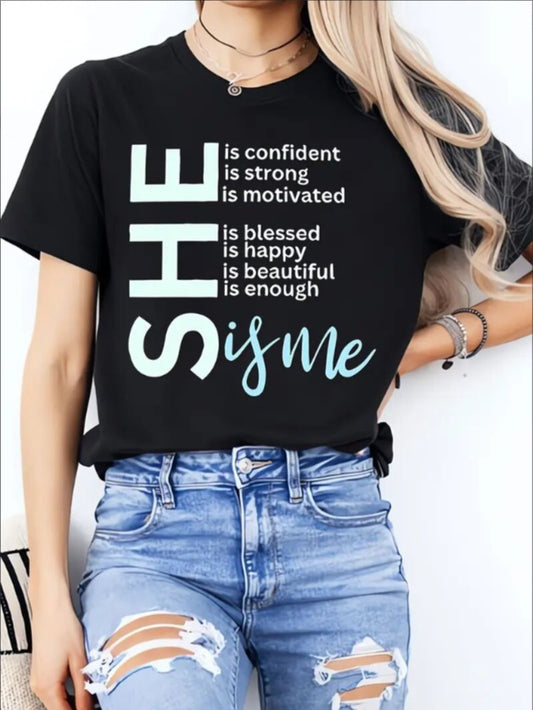 Women's Printed Short-sleeved T-shirt - Infinity Beautiful Boutique
