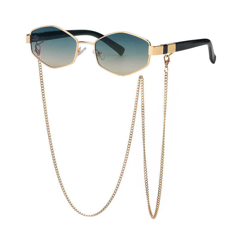 Infinity Beautiful Women’s Chain Sunglasses – Korean Style Fashion Eyewear - Infinity Beautiful Boutique