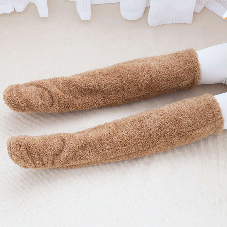 Infinity Beautiful Over-the-Knee Fuzzy Socks – Winter Warm Sleep & Lounge Stockings - Infinity Beautiful Boutique