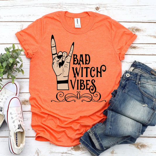 Bad Witch Vibes Halloween T-shirt - Infinity Beautiful Boutique