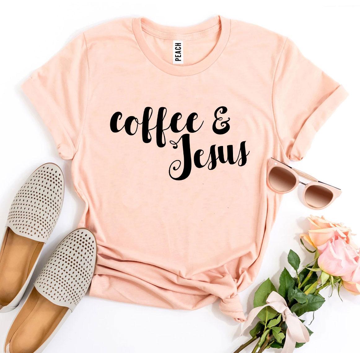 Coffee And Jesus T-shirt - Infinity Beautiful Boutique