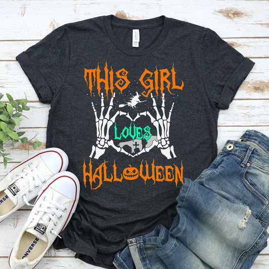 This Girls Loves Halloween T-shirt - Infinity Beautiful Boutique