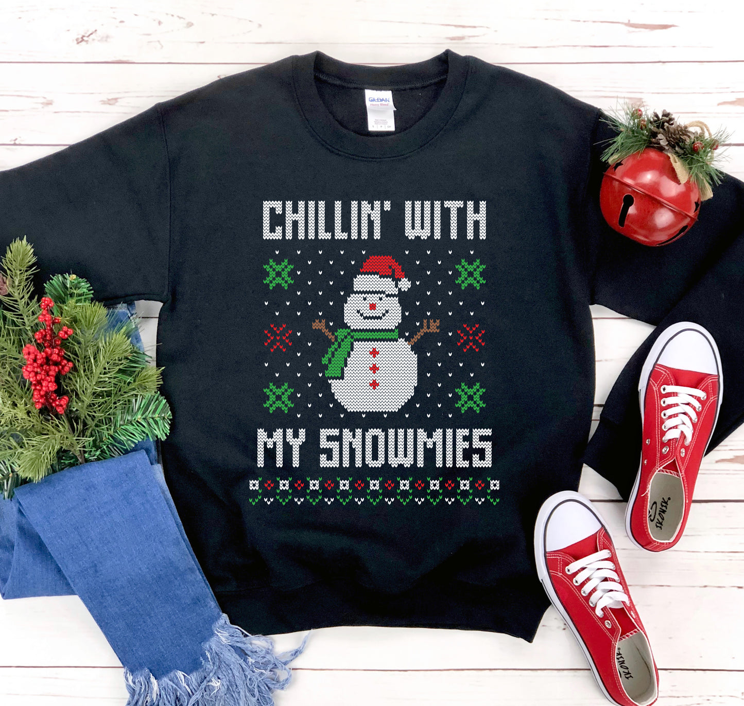Chilling Christmas Sweatshirt - Infinity Beautiful Boutique