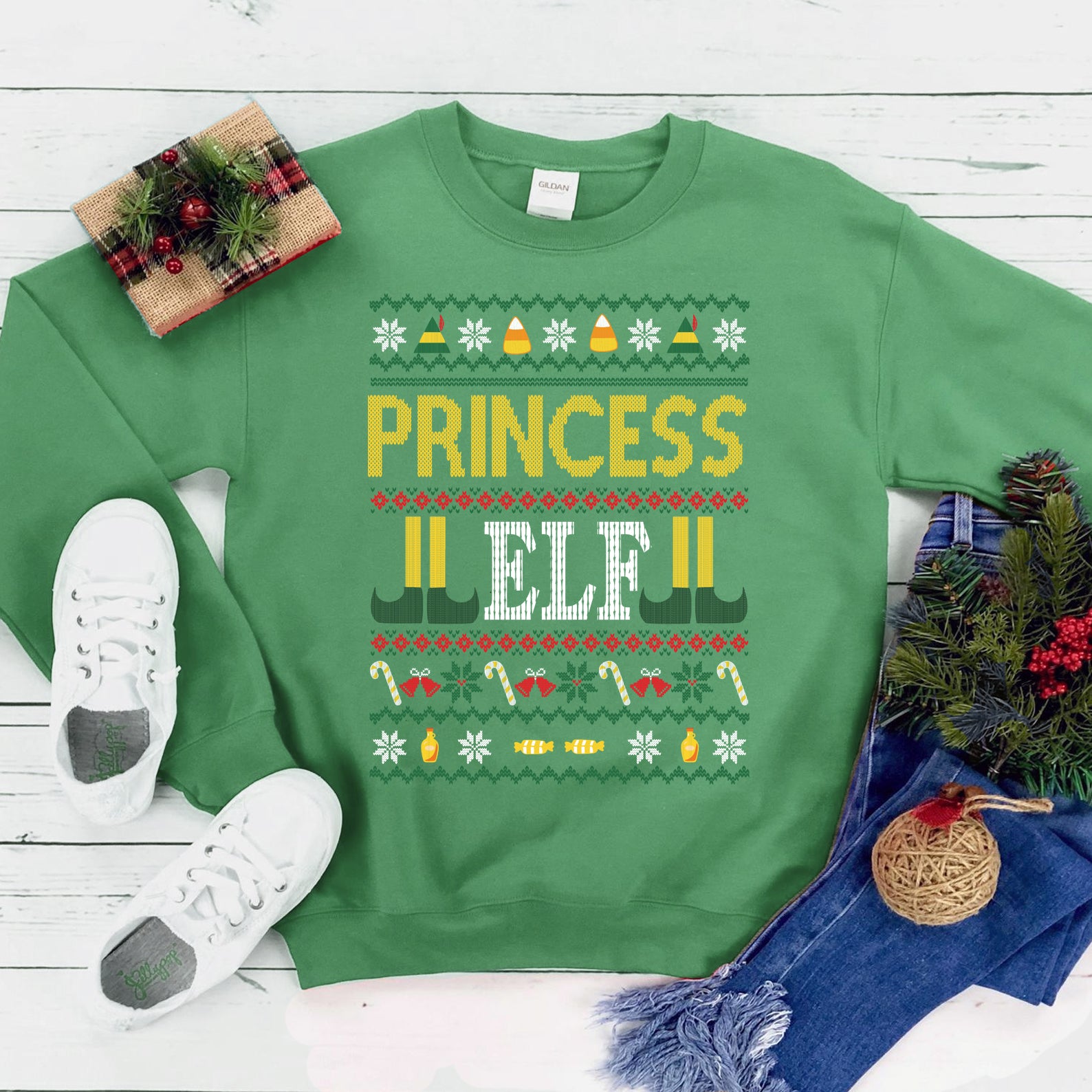 Princess Christmas Sweatshirt - Infinity Beautiful Boutique