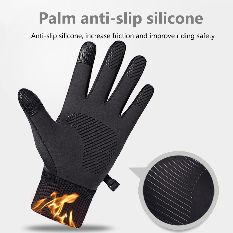 Touch Screen Fleece Gloves Non-slip Warm Winter Gloves - Infinity Beautiful Boutique