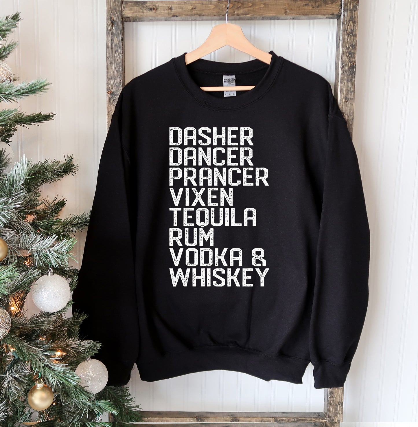Dasher Dancer Christmas Sweatshirt - Infinity Beautiful Boutique