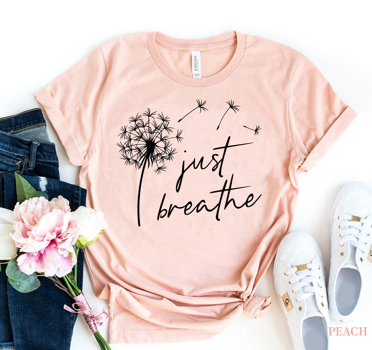 Just Breathe T-shirt - Infinity Beautiful Boutique