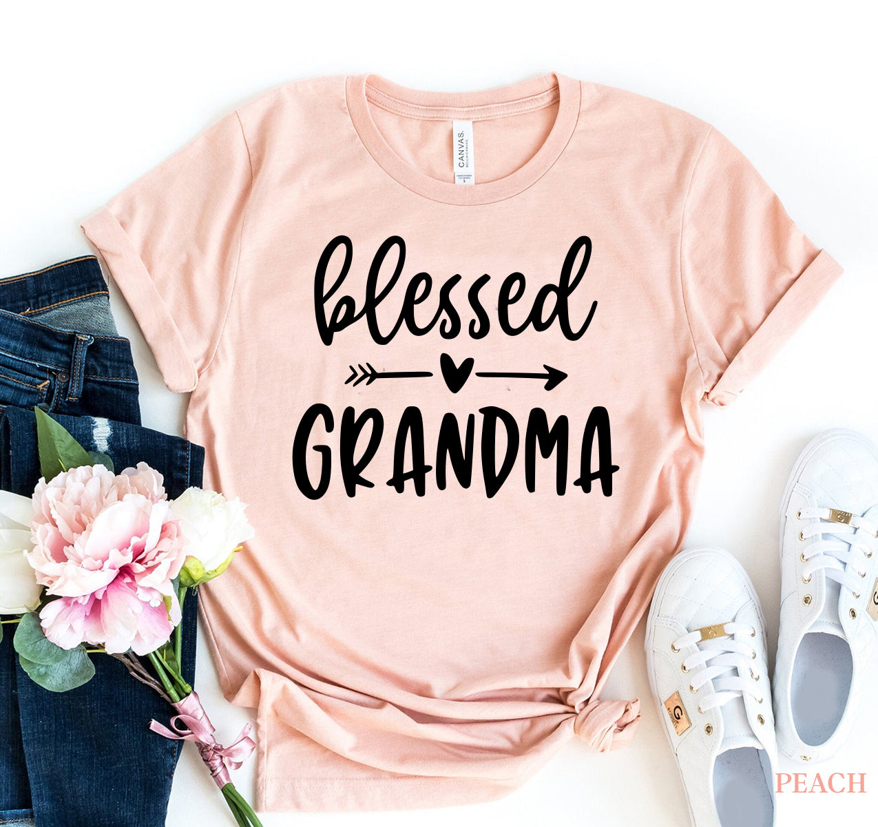 Blessed grandma T-shirt - Infinity Beautiful Boutique