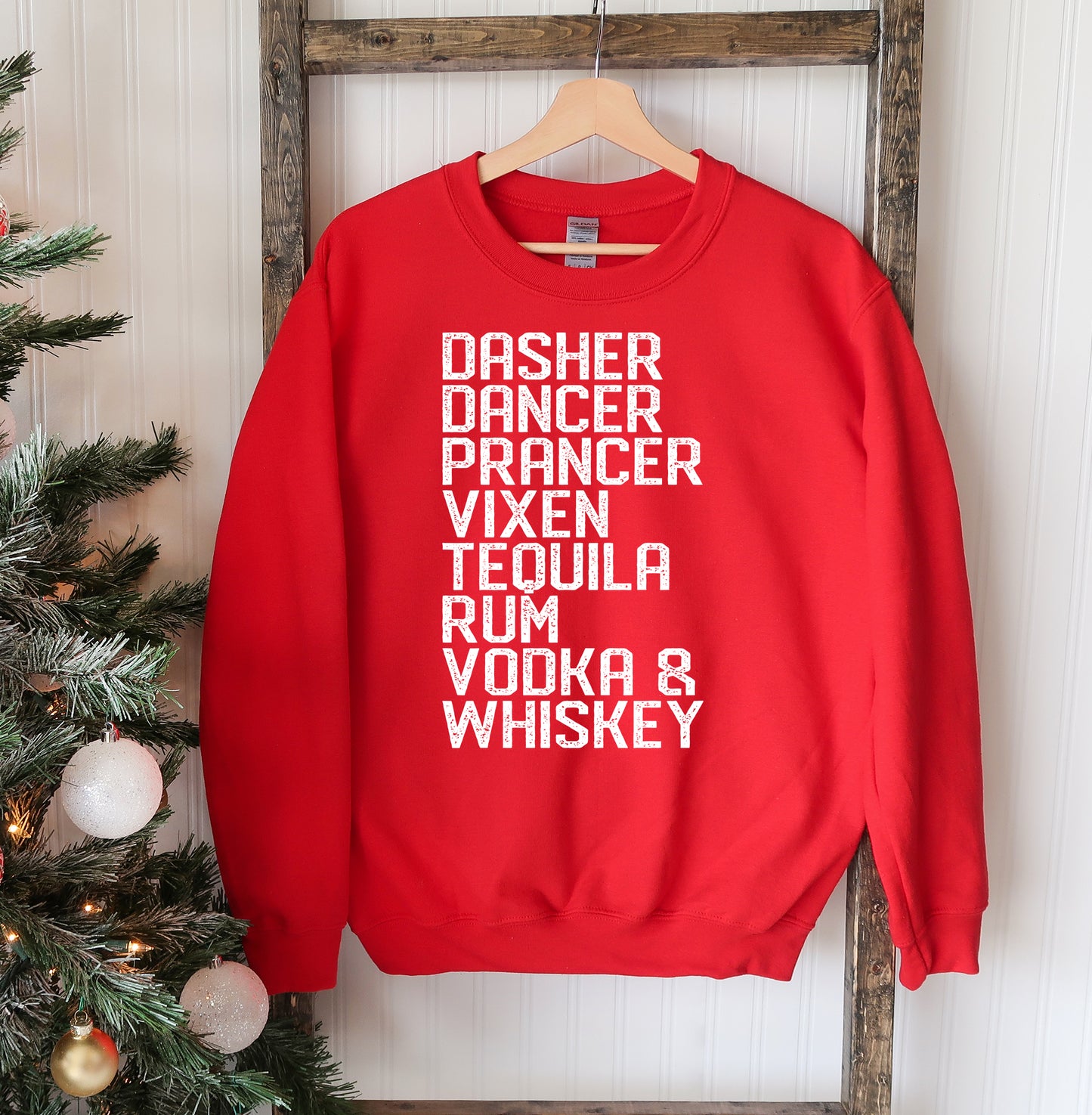 Dasher Dancer Christmas Sweatshirt - Infinity Beautiful Boutique