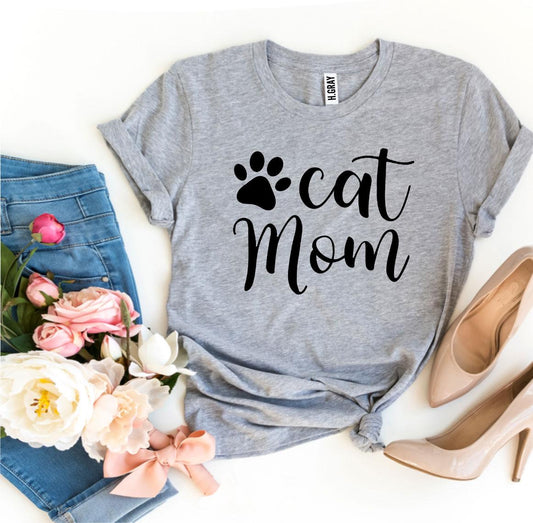 Cat Mom T-shirt - Infinity Beautiful Boutique