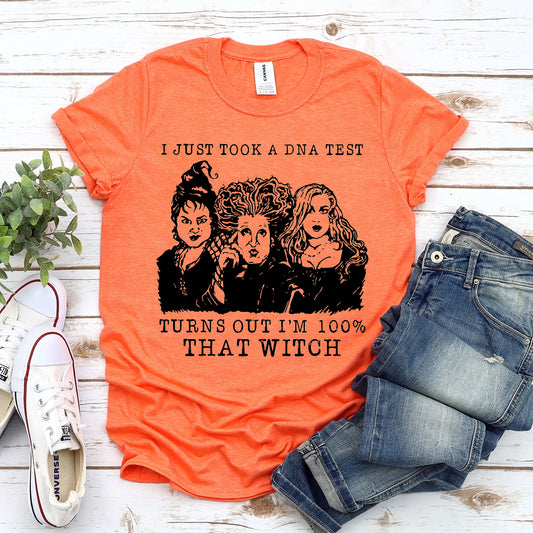 I'm 100 Percent That Witch Halloween T-shirt - Infinity Beautiful Boutique