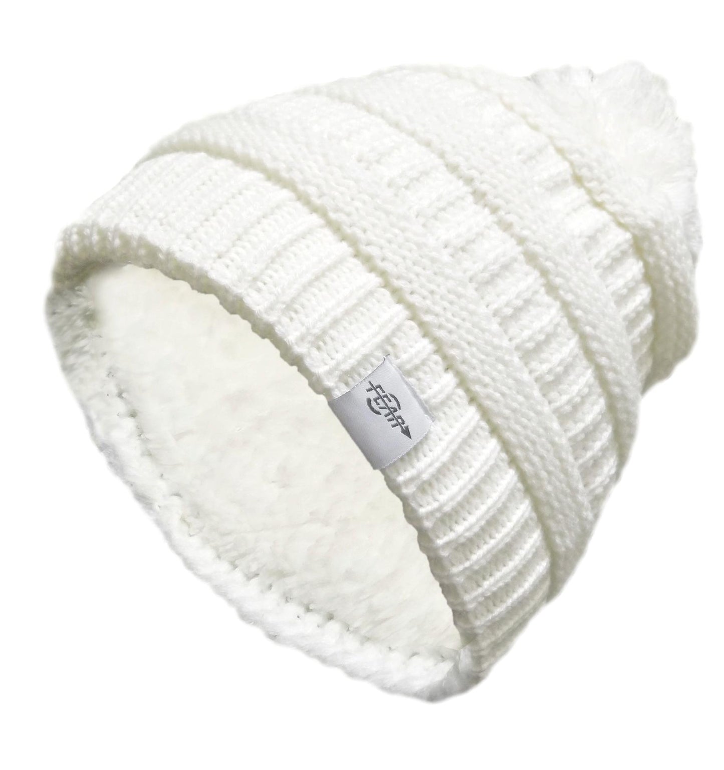 Warmest Plush Insulated Cuff Knit Pom Women Winter Beanie Hat Warm - Infinity Beautiful Boutique