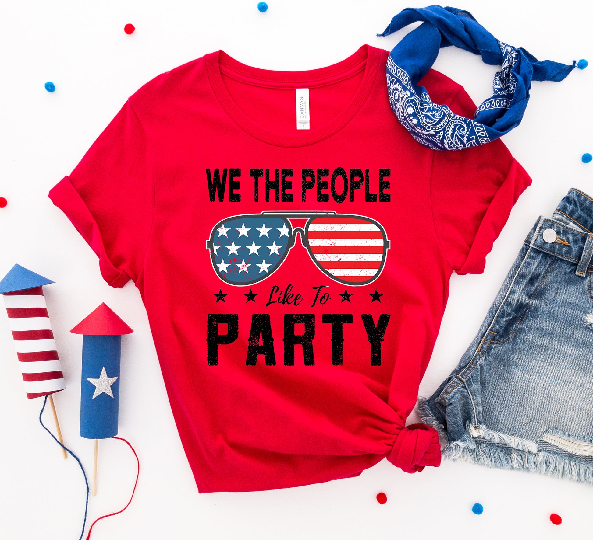 We the people like to party T-shirt - Infinity Beautiful Boutique