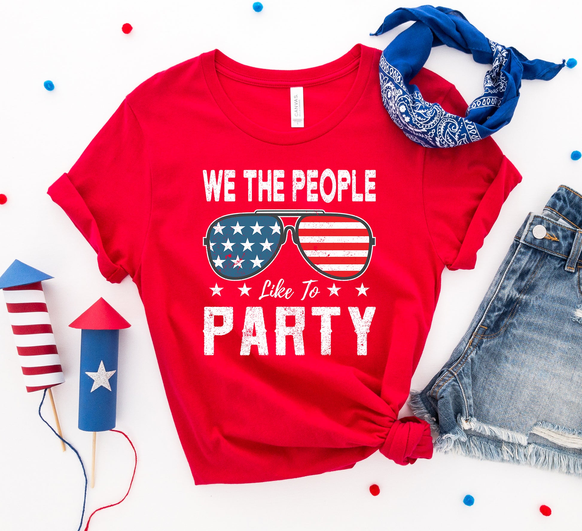 We the people like to party T-shirt - Infinity Beautiful Boutique