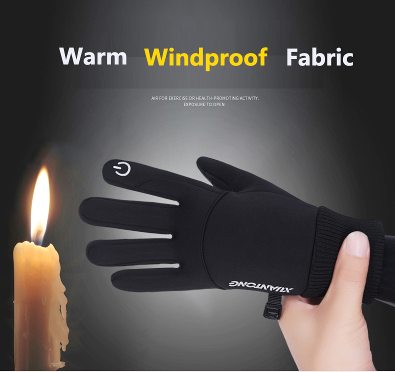 Touch Screen Fleece Gloves Non-slip Warm Winter Gloves - Infinity Beautiful Boutique
