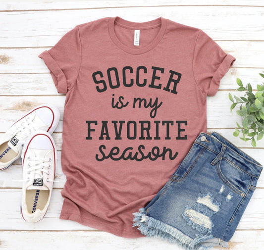 Soccer Is My Favorite Season Shirt - Infinity Beautiful Boutique