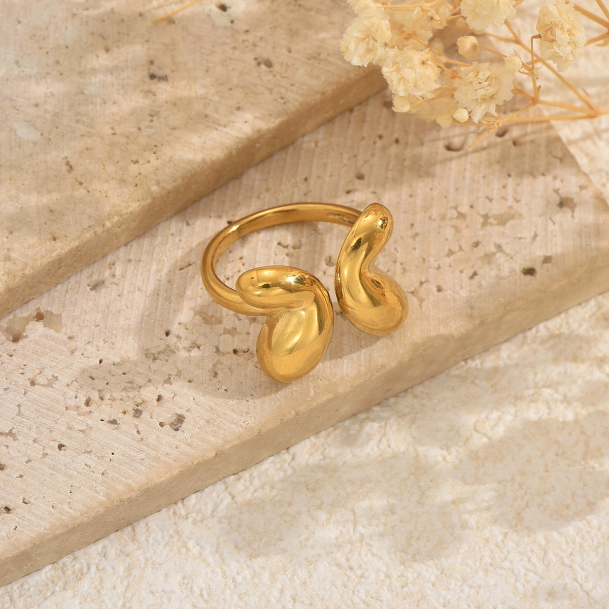 Infinity Beautiful 18K Gold Plated Butterfly Ring for Women - Infinity Beautiful Boutique