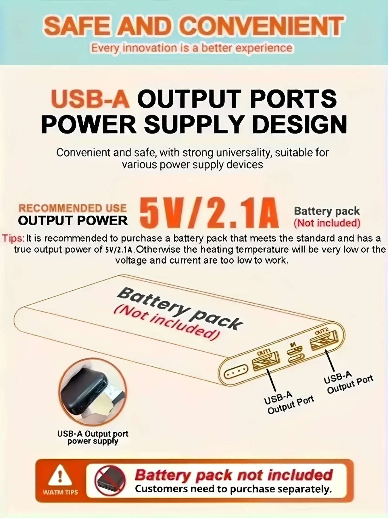 Heated Jacket with 21 Heating Zones – Unisex Winter Outdoor Jacket, 3 Heat Levels