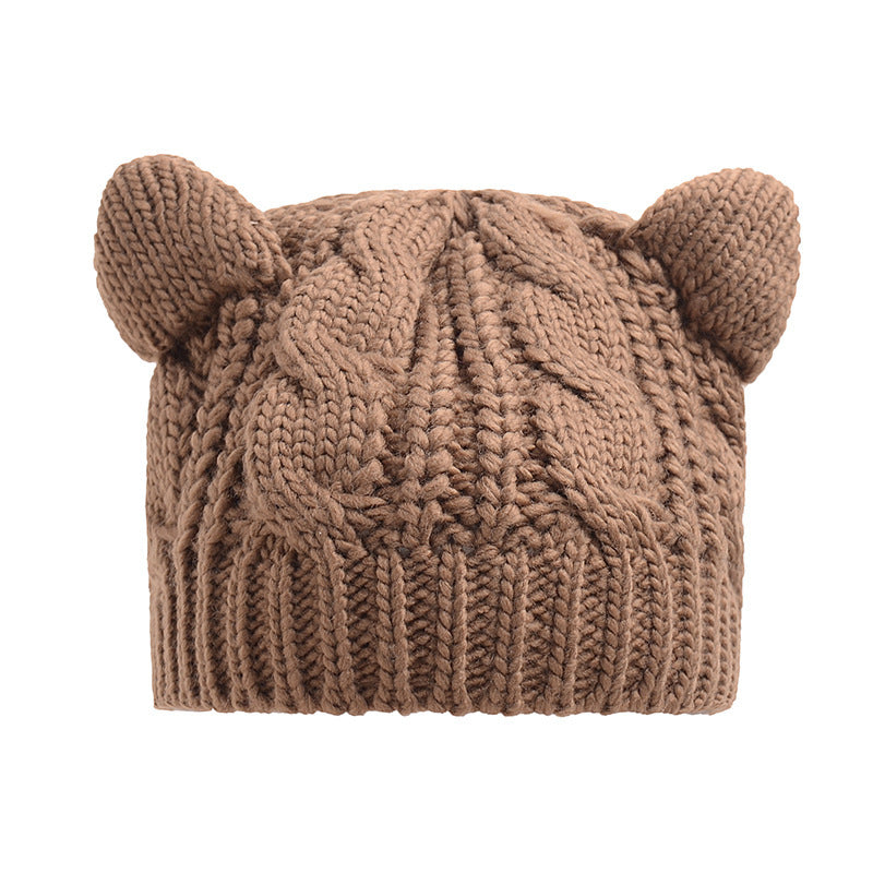 Infinity Beautiful Handmade 3D Cat Ear Beanie – Cute Knitted Winter Hat - Infinity Beautiful Boutique