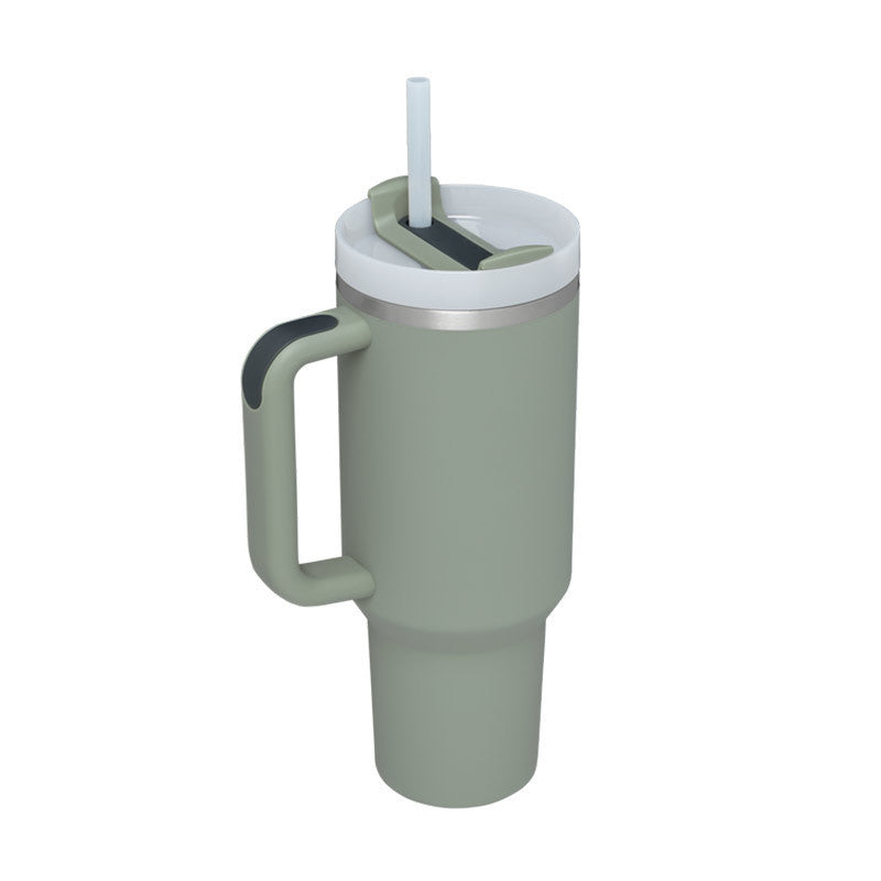 40oz Tumbler – Insulated Stainless Steel with Handle & Straw - Infinity Beautiful Boutique