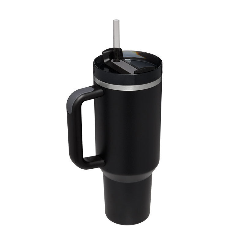 40oz Tumbler – Insulated Stainless Steel with Handle & Straw - Infinity Beautiful Boutique