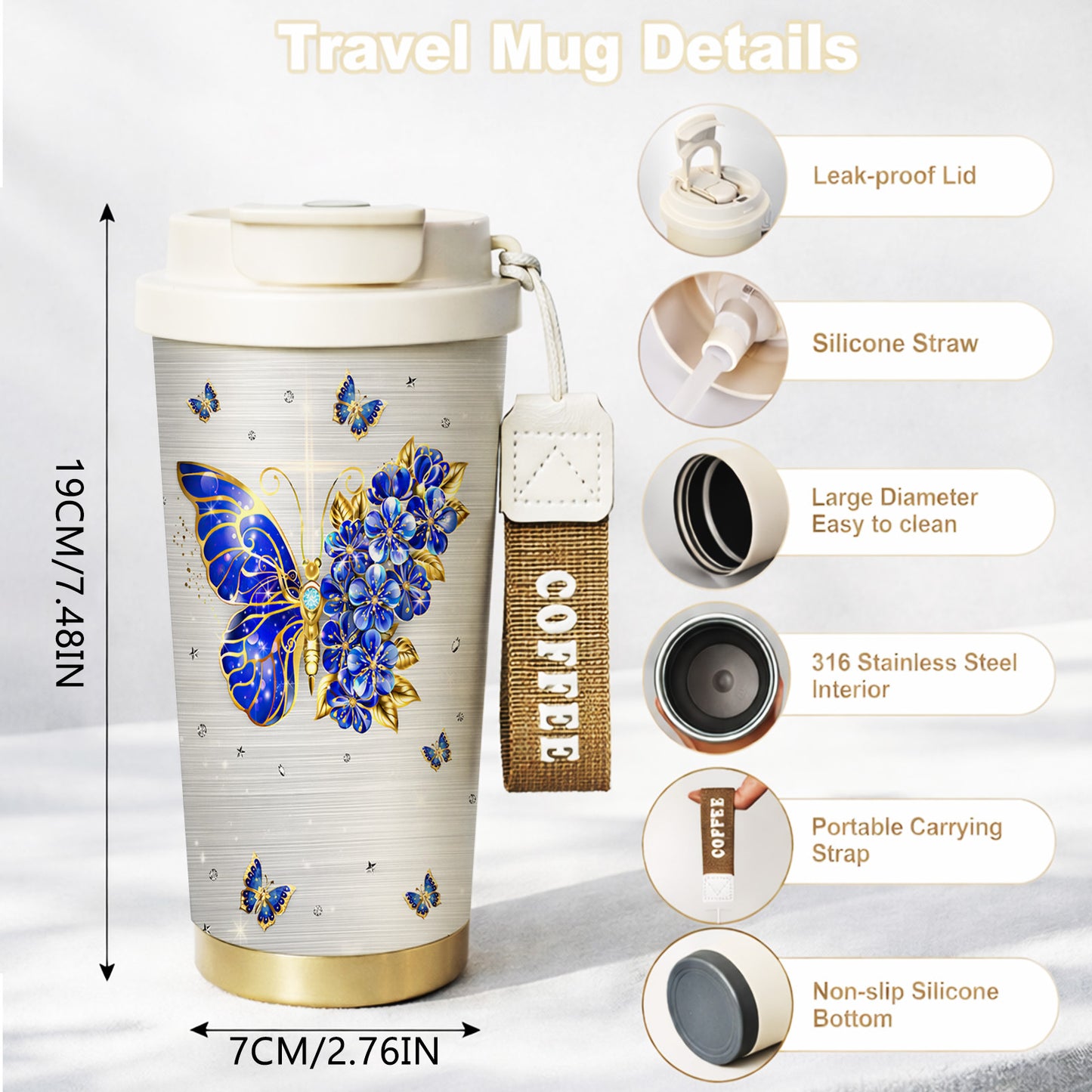 Christian Scripture Stainless Steel  Travel Tumbler