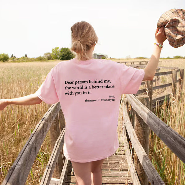 Beautiful Women’s Slogan T-Shirt – Round Neck Short Sleeve Letter Print Tee - Infinity Beautiful Boutique
