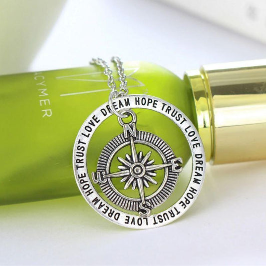 Infinity Beautiful Compass Necklace
