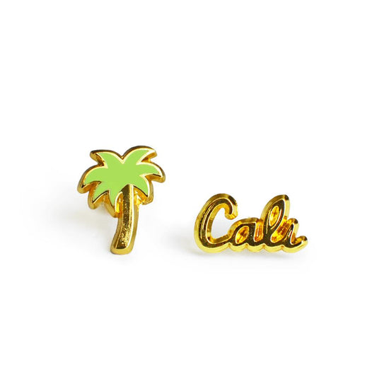 Infinity Beautiful Palm Tree Charm Earrings