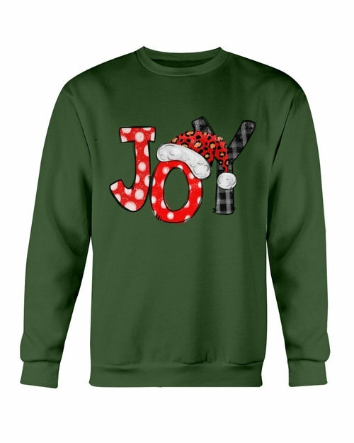 Joy Santa Christmas Sweatshirt - Infinity Beautiful Boutique