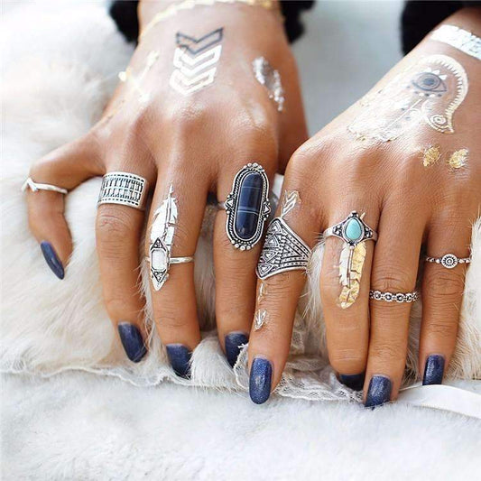 Infinity Beautiful Boho Ring Set