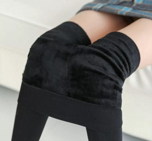 Women‚ Äôs Fleece Leggings High Waist Stretchy Warm Leggings One Size - Infinity Beautiful Boutique